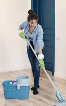 housewife-woking-home-lady-blue-shirt-woman-clean-floor